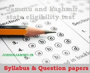 JK SET/ SLET Syllabus & previous year question papers| Subject lists, set old exam papers, SET previous years question paper and answer key pdf download, state eligibility test sample papers, CAT Exam 
