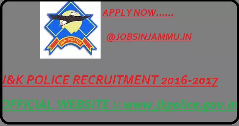 J&K Police Latest Recruitment Notification 2016 @www.jkpolice.gov.in for SPO Posts: Last date 25 August, JKPOLICE, J&K POLICE Vacancy, 10th pass jobs in jk police, constable jobs apply Online